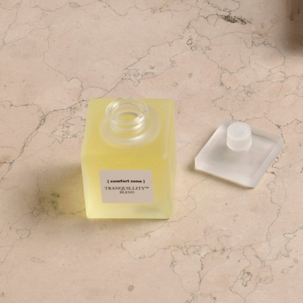 Comfort Zone Tranquillity Blend 30ml, ätherisches Öl für stressfreie Momente in einer Mood-Aufnahme - offen