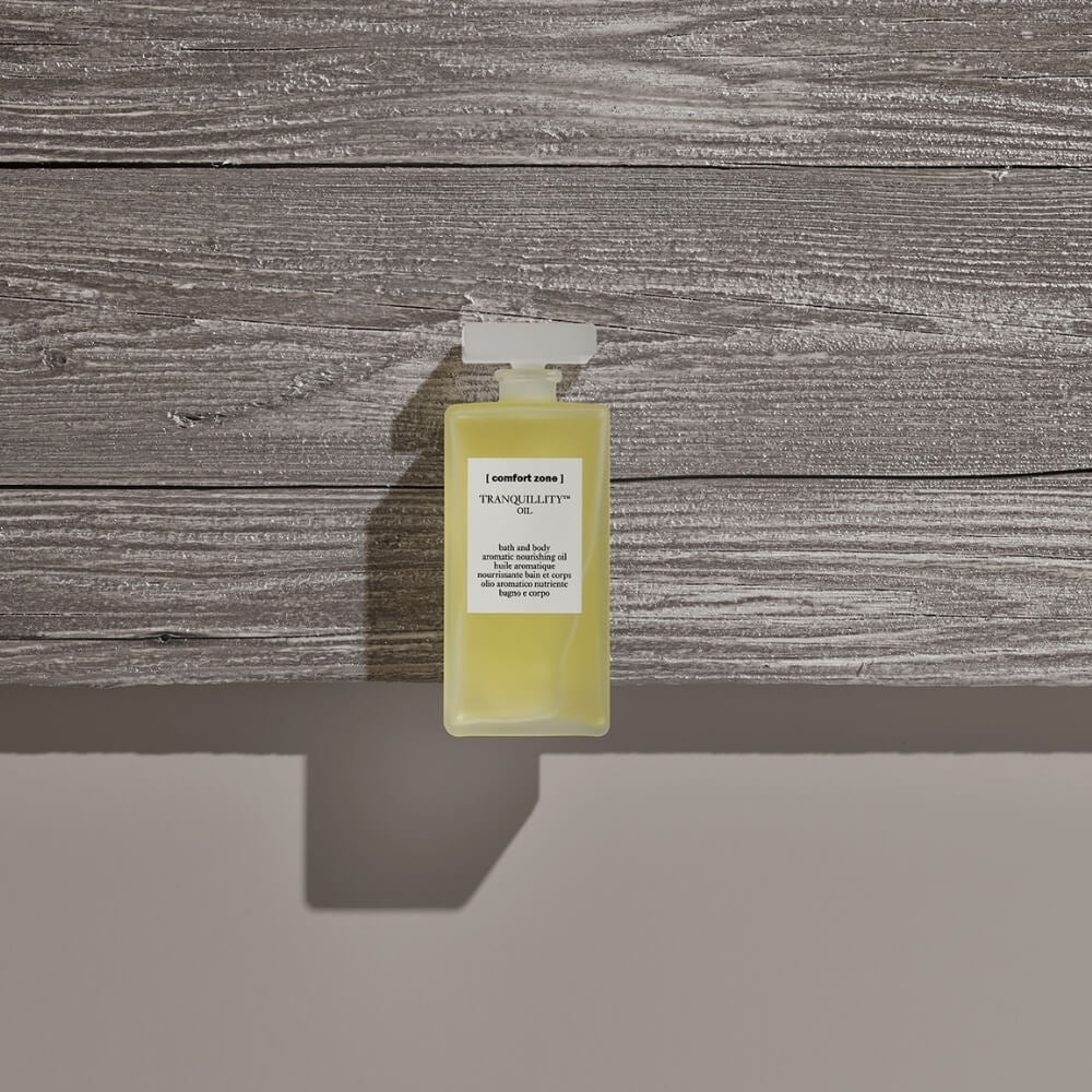 Comfort Zone Tranquillity Oil 200ml, beruhigendes Körperöl für entspannende Pflege in einer Mood-Aufnahme