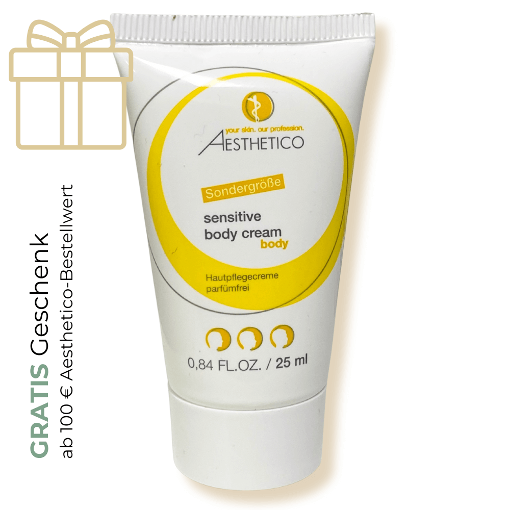 Aesthetico Body Cream Reisegröße 25 ml – Geschenk ab 100 Euro Bestellwert.