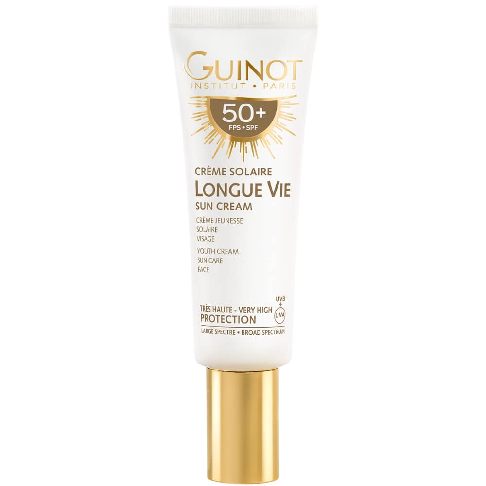 Guinot Longue Vie Sonnencreme – schützende Anti-Aging-Pflege mit Lichtschutzfaktor für reife Hauttypen