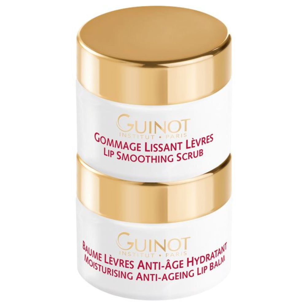 Guinot Lippen-Duo – pflegendes Set mit Peeling und Balsam für geschmeidige, regenerierte Lippen