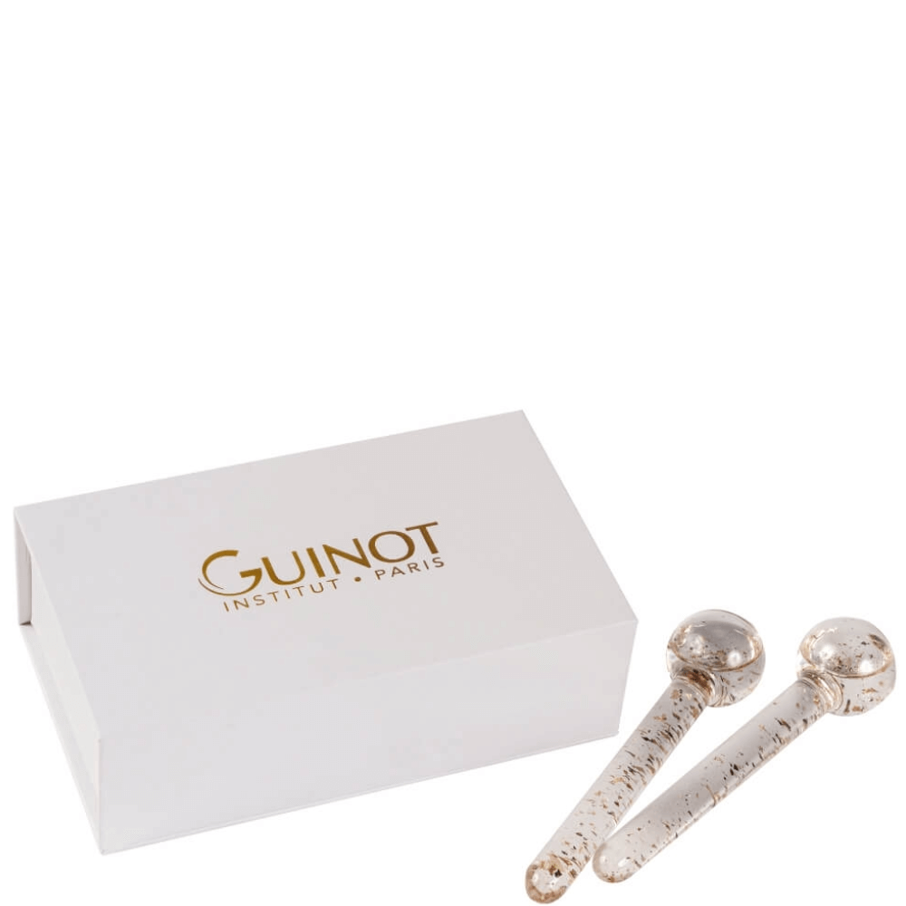 GUINOT Ice Globes - Massagetool perfekt um Wirkung Pflegeprodukte zu unterstützen, 2 Stück mit Umverpackung