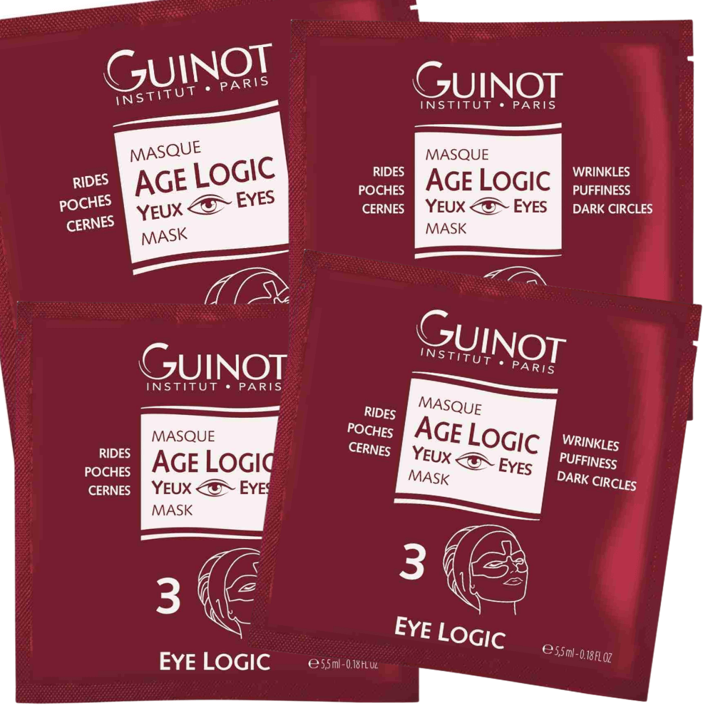 GUINOT Masque Age Logic Yeux, 4 x 5,5 ml - Augenmaske gegen müde wirkende Augenpartie