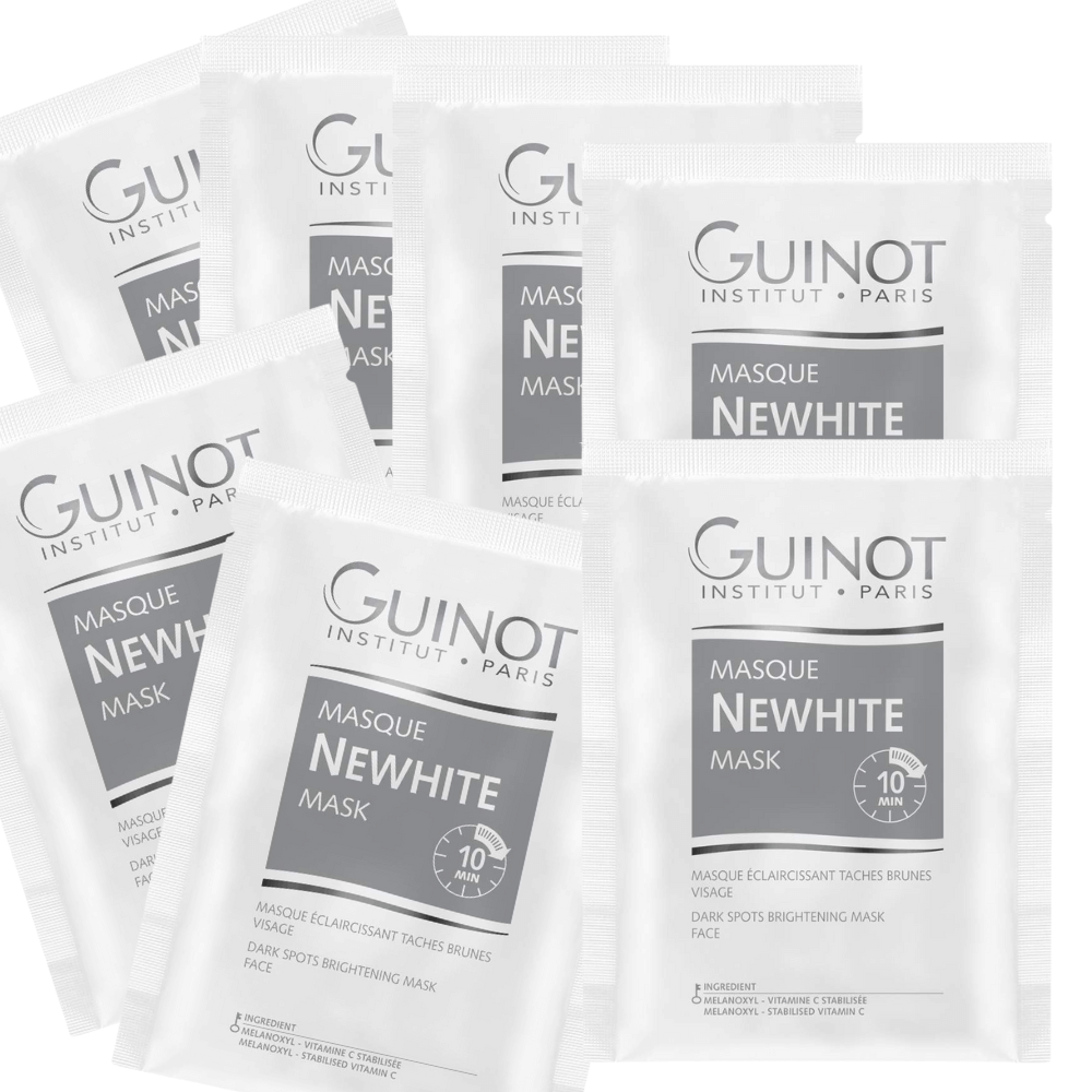 GUINOT Masque Newhite - aufhellende Tuchmaske mit Vitamin C, 7x30ml