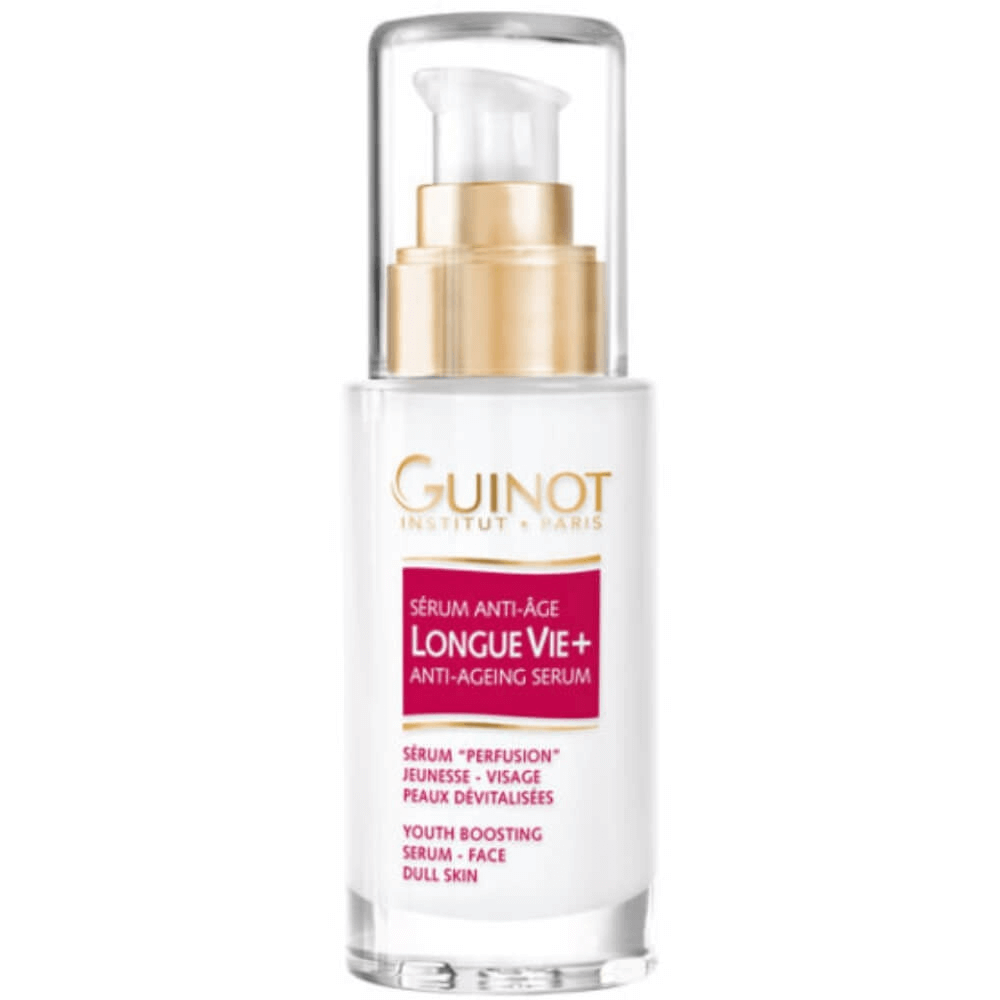 GUINOT Sérum Longue Vie+ - Anti-Aging Gesichtsserum mit Hyaluron, Flasche 30ml