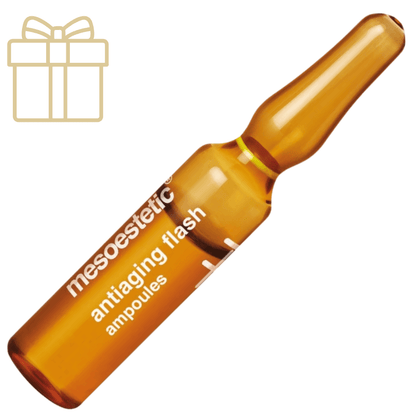 Mesoestetic Antiaging Flash Ampulle 2 ml – Pflegeampulle mit Kollagen - Gratisprobe zur Bestellung bei ANADORE