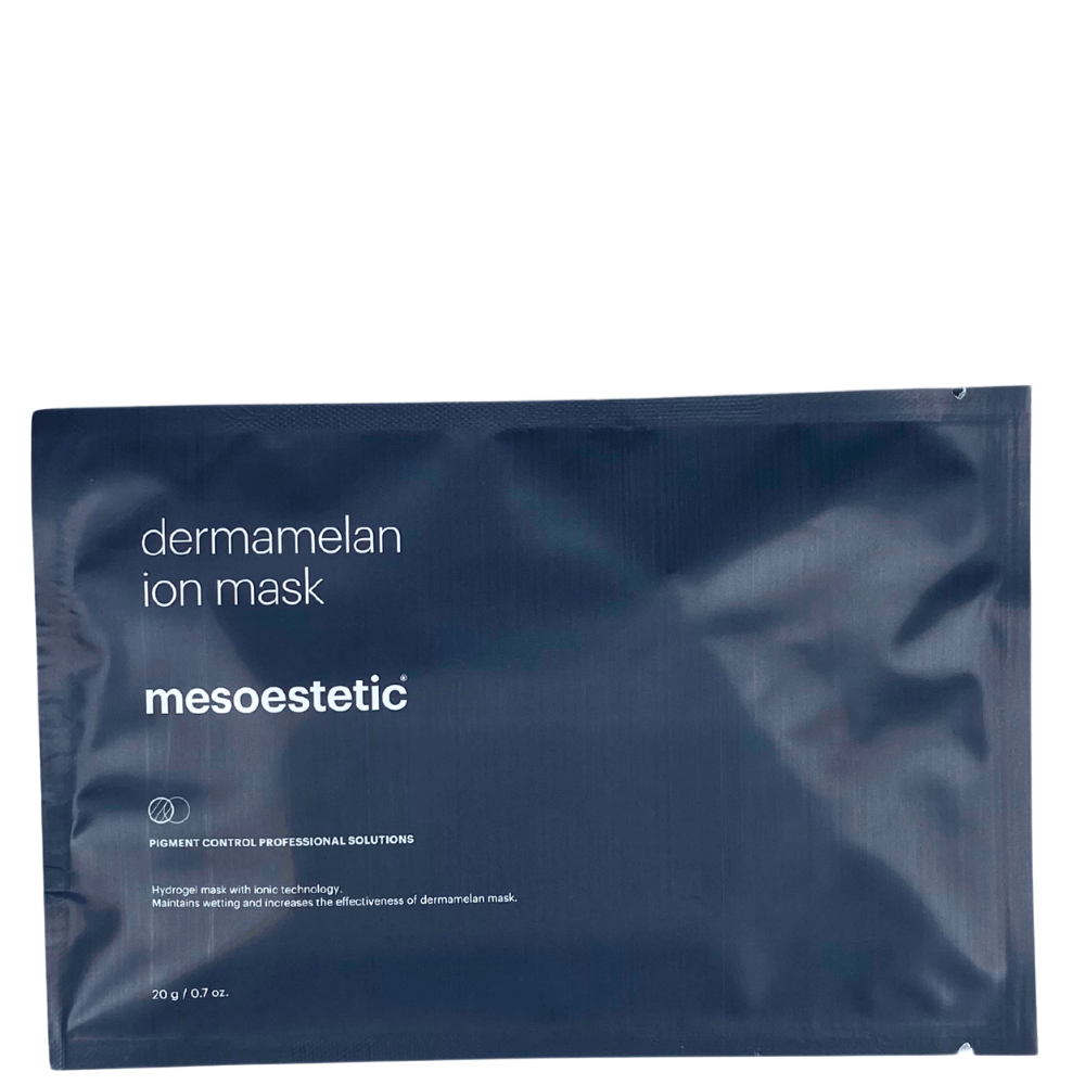 Dermamelan Ion Mask – einzeln verpackte, medizinische Gesichtsmaske zur intensiven Depigmentierung.