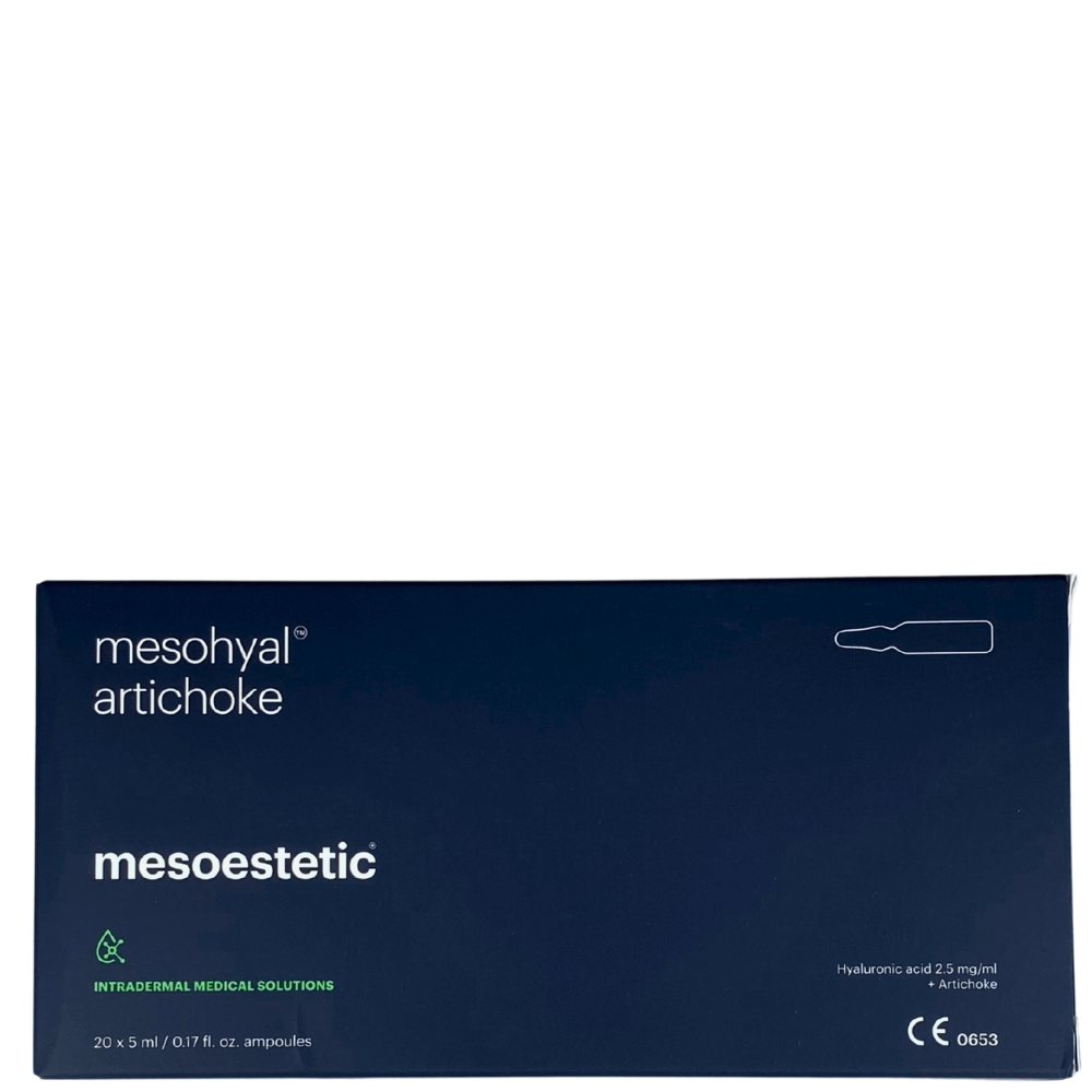 Mesohyal Artichoke Box – Verpackung der Körperkontur-Ampullen für straffere  Haut.