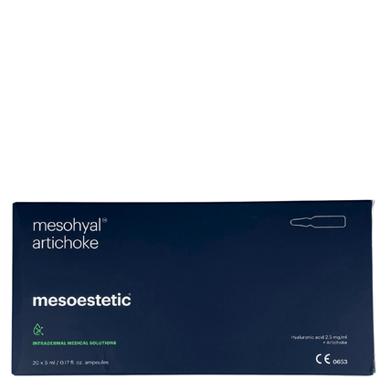 Mesohyal Artichoke Box – Verpackung der Körperkontur-Ampullen für straffere  Haut.