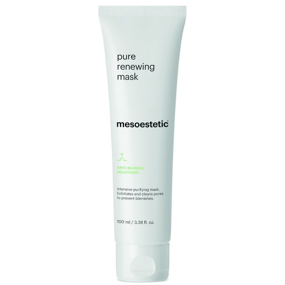 Mesoestetic Pure Renewing Mask 100ml – Klärende Gesichtsmaske mit Peeling-Effekt zur Verfeinerung des Hautbilds