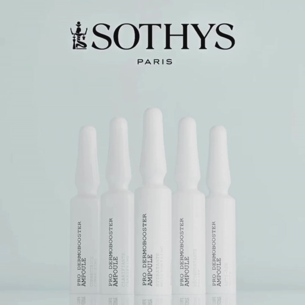 Video: Präsentation der Sothys Pro-Dermobooster Ampoule Hydratante – 7-Tage-Intensivkur mit Hyaluronsäure für intensive Feuchtigkeit und pralle Haut.