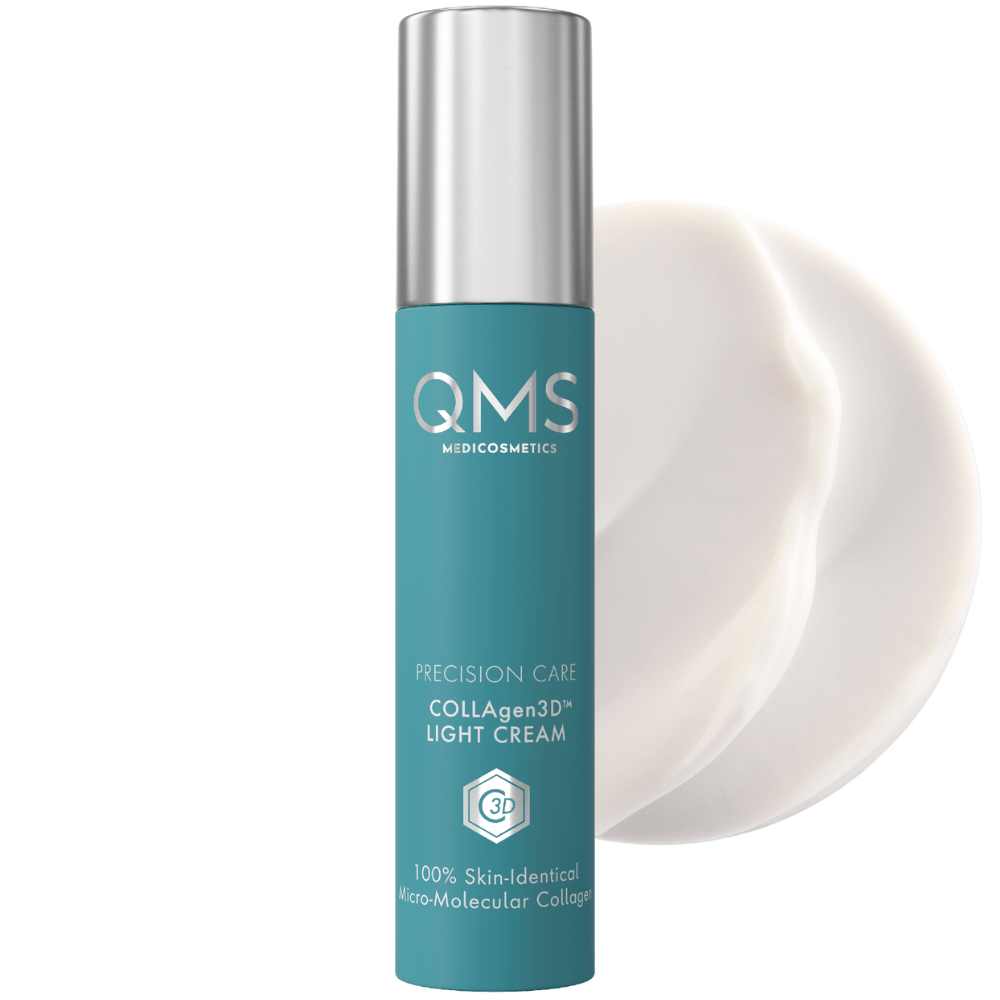 QMS COLLAgen3D Light Cream – Anti-Aging-Creme mit mikromolekularem Collagen und Peptid-Komplex