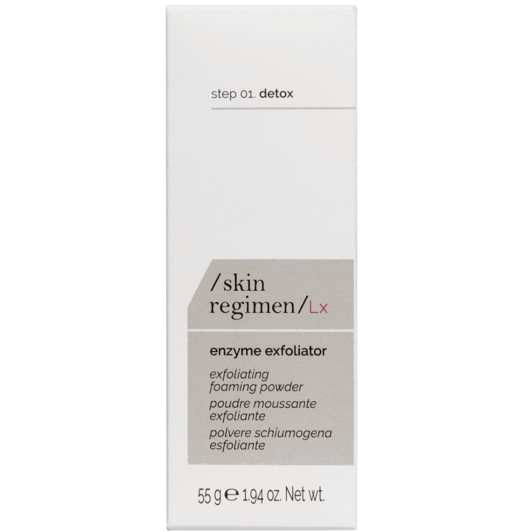 Skin Regimen LX Enzyme Exfoliator – sanftes Enzym-Peeling-Puder - Umverpackung