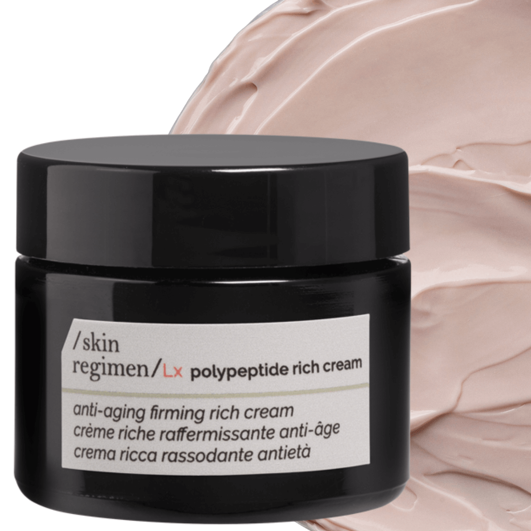 Skin Regimen LX Polypeptide Rich Cream – luxuriöse Anti-Aging Gesichtscreme mit biomimetischer Textur und Polypeptiden für straffe, gepflegte Haut.