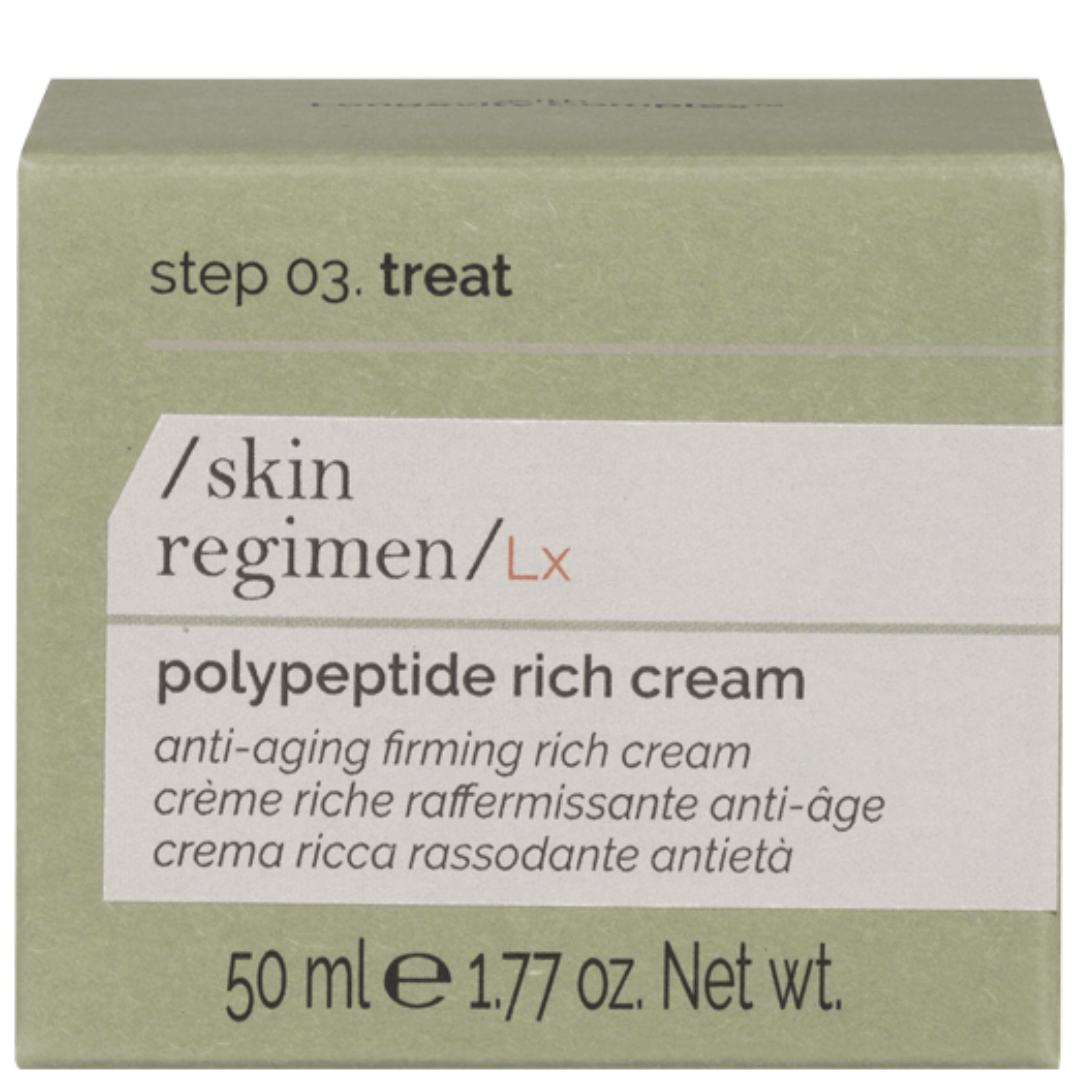 Skin Regimen LX Polypeptide Rich Cream – regenerierende Gesichtscreme mit biomimetischer Formel zur sichtbaren Straffung und Glättung der Haut - Umverpackung