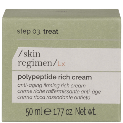 Skin Regimen LX Polypeptide Rich Cream – regenerierende Gesichtscreme mit biomimetischer Formel zur sichtbaren Straffung und Glättung der Haut - Umverpackung