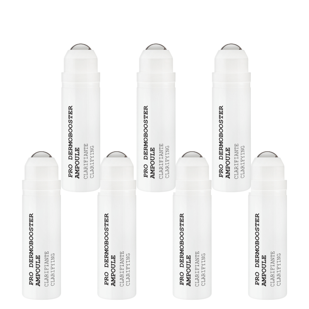 Sothys Pro-Dermobooster Ampoule Clarifiante – Kur zur Reduktion von Unreinheiten und Glanz, Set mit sieben duftstofffreien Ampullen.