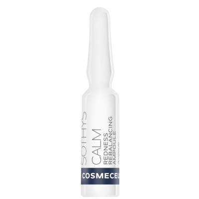 Sothys Cosmeceutique CALM Redness Rebalancing Ampoules - Beruhigende Ampullenkur gegen Rötungen nach ästhetischen Behandlungen, Einzelne   1,5 ml  Ampulle