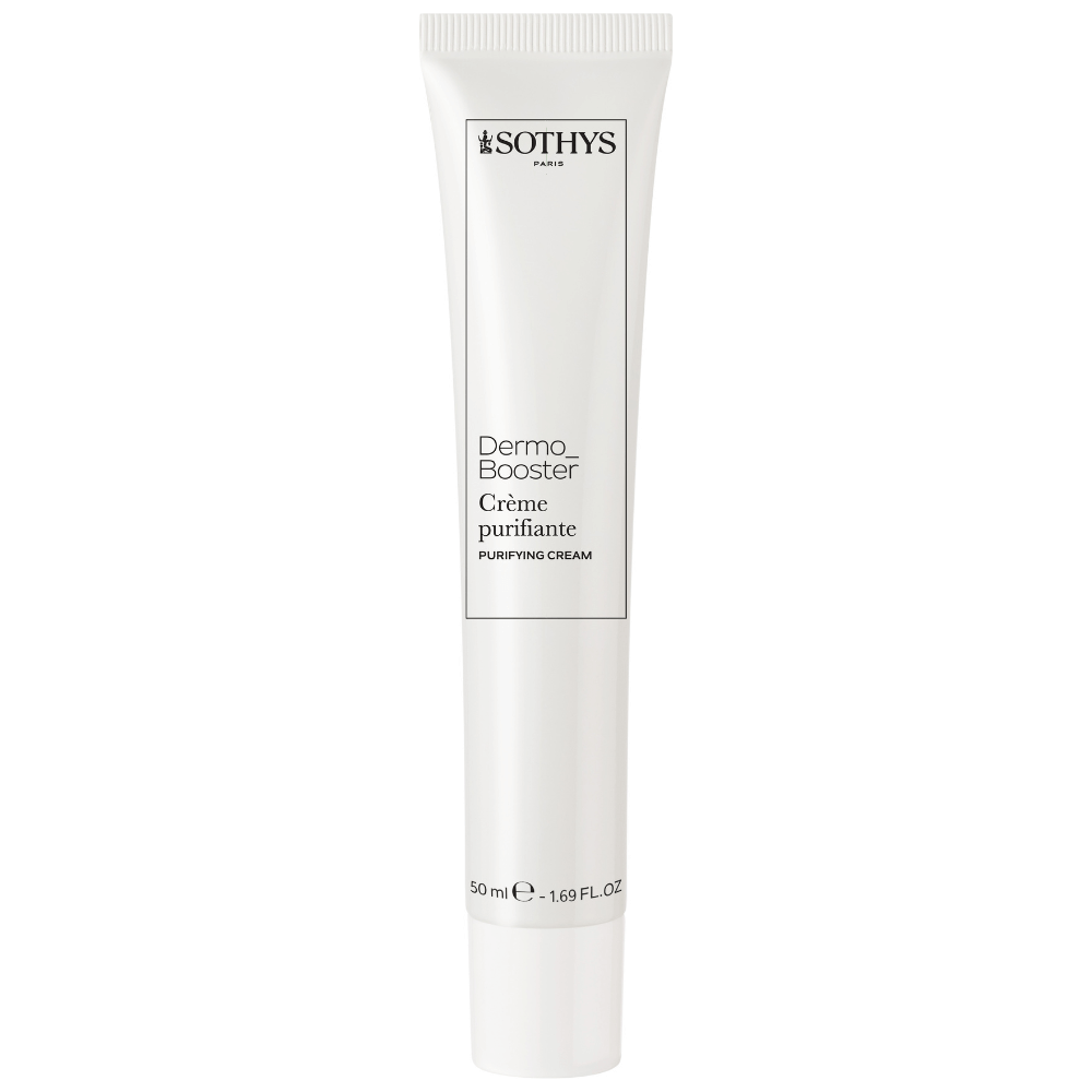 Sothys Crème Purifiante 50 ml – mattierende Gesichtscreme in weißer Tube, ideal für ölige und unreine Haut.