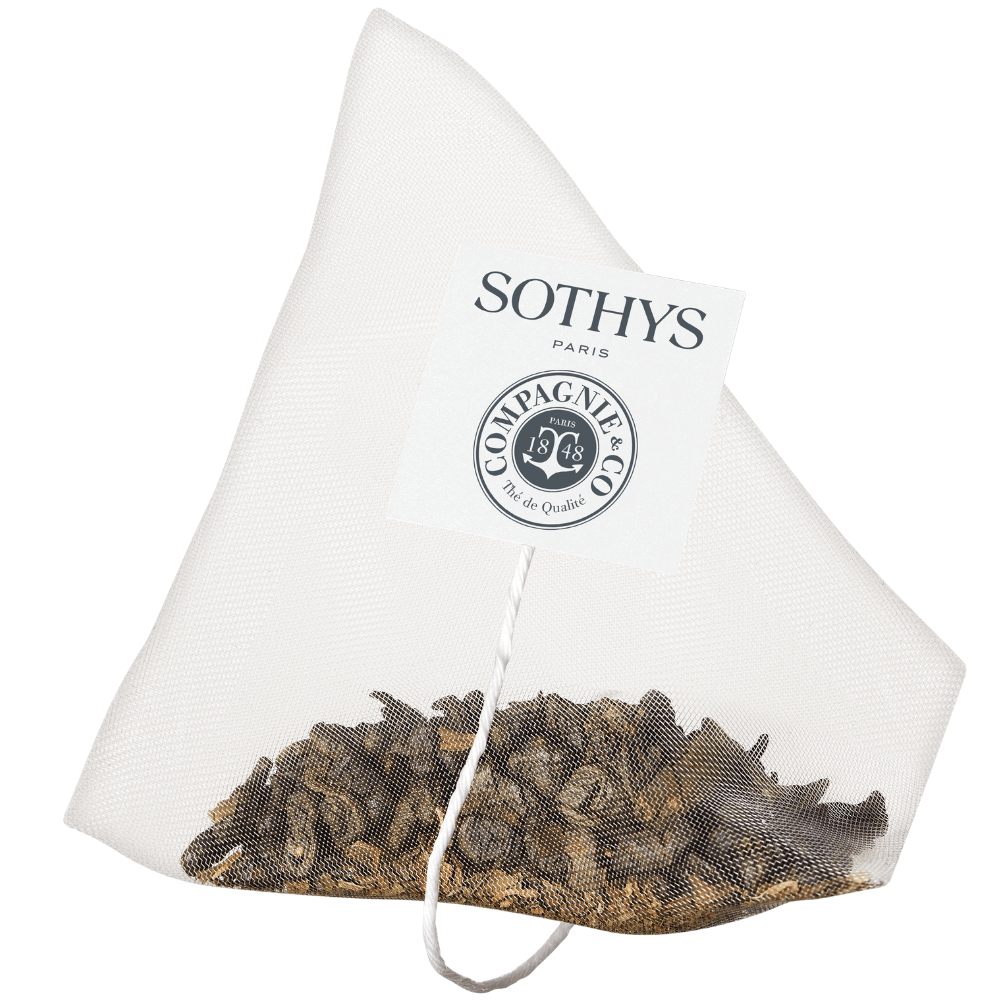 Sothys Berlingo® Teebeutel Grüner Tee Johannisbeere – lose Teemischung im Pyramidenbeutel