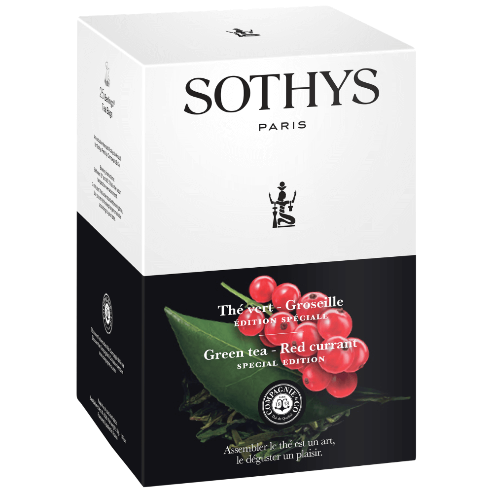 Sothys Grüner Tee mit Johannisbeere 25 Beutel – Sencha &amp; Oolong Teemischung
