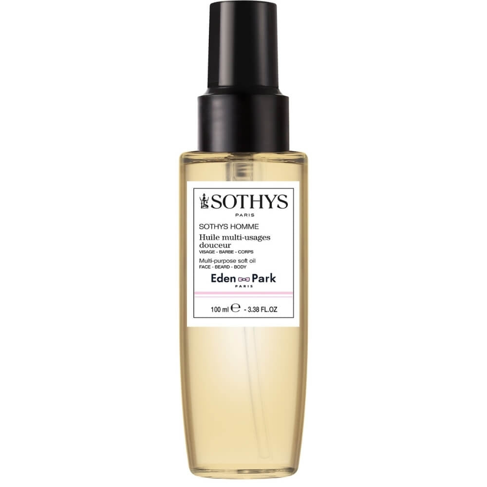 Sothys Homme Multi-Öl für Gesicht, Bart &amp; Körper, 100ml Flasche