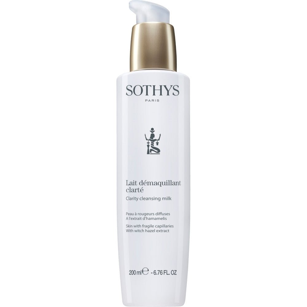 Sothys Lait Démaquillant Clarté - Reinigungsmilch gegen Rötungen &amp; für empfindliche Haut - Flasche 200ml