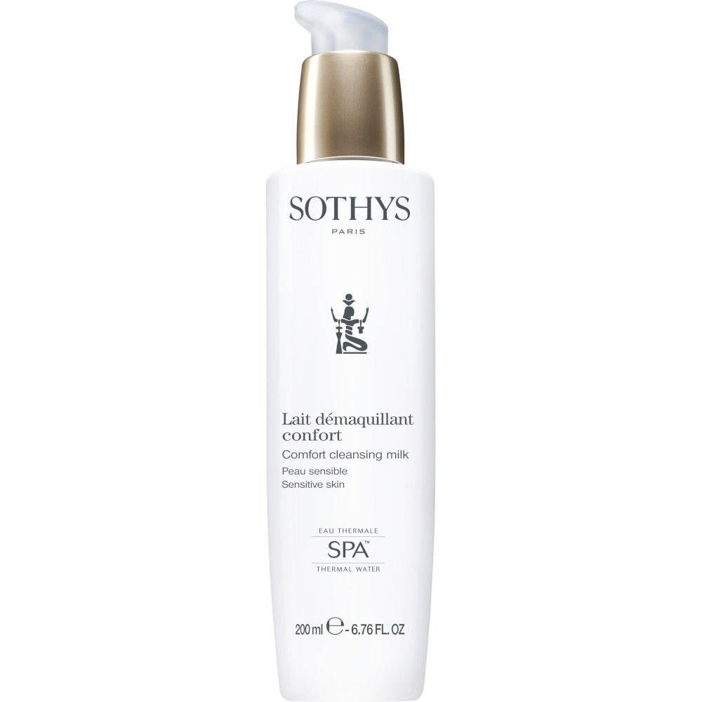 Sothys Lait Démaquillant Confort – Reinigungsmilch für empfindliche, trockene Haut - Flasche 200ml
