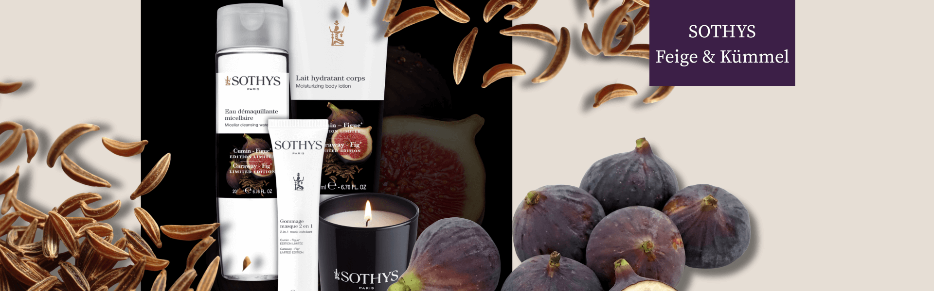 Neu: Saisonbehandlung Herbst/Winter – SOTHYS Feige & Kümmel- Limitierte Produkte