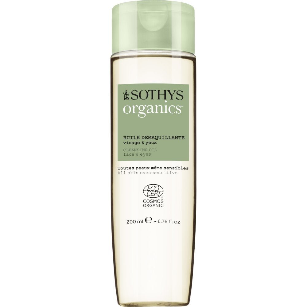 Sothys Organics Reinigungsöl – sanft &amp; effektiv für Gesicht &amp; Augen, 200ml Flasche