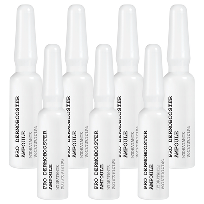 Sothys Pro-Dermobooster Ampoule Hydratante – 7er-Packung mit transparenten Feuchtigkeitsampullen.