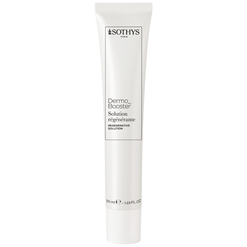 Sothys Solution Régénérante 50 ml – beruhigendes, feuchtigkeitsspendendes Gel in weißer Tube, ideal für sensible und angegriffene Haut nach Behandlungen.