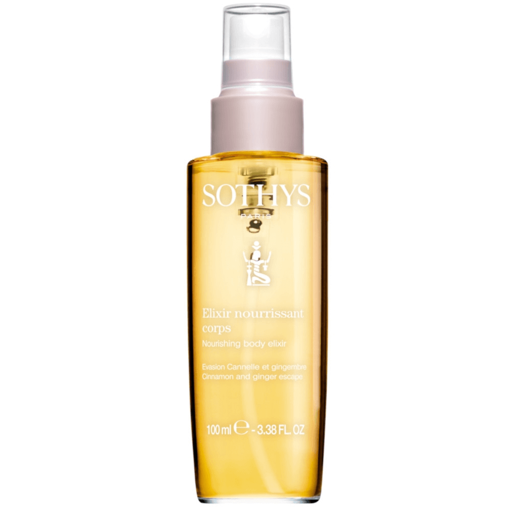 SOTHYS Elixir Nourrisant Corps Zimt &amp; Ingwer 100 ml – Pflegendes Körperöl im Pumpspender-Flakon