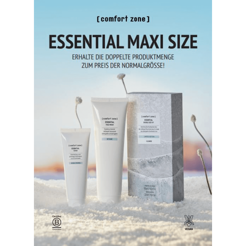Essential Face Wash and Scrub double size Kit